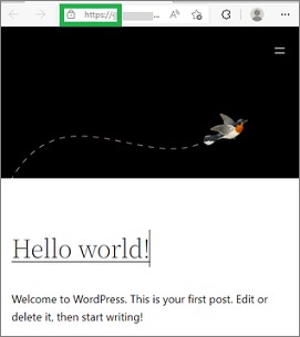 httpsの「Hello world!」